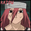 Six- of a character with red hair and a gray headband showing varied eye expressions and mouth positions