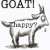 Pixelated goat icon with 'GOAT!' text above and 'The PoyP' on its body, rendered in grayscale tones.