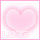 Pixelated pink heart outline with faint 'LOGO' text below, transitioning to solid pink fill and bold 'LOGO' lettering.