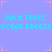 Pixel art buddy icon with cyan text on light purple background featuring beach-themed phrases and pink decorative elements.