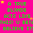 A bright pink background with green pixelated text repeating 'A TRUE BLONDE ACTS LIKE THIS! U BETTHIS! U BELIEVE IT!' and scattered yellow/orange stars.