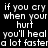 Black background with white pixelated text repeating 'if you cry when your hurt you'll heal a lot faster' in three , partially cropped at bottom right