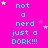 Bright pink background with cyan text reading "not a nerd just a DORK!!!" repeated in multiple , scattered white and light pink stars