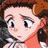 A pixelated anime-style character with brown hair and a red top appears on the left side of a contact sheet, while the right side displays text reading "Anime IM" above a stylized signature on a black background.