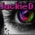 A pixelated image with a large eye, colorful text, and a blue and purple object with glowing lines.