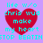 Pixelated red heart on purple background with cyan text reading "life w/o chris wud make my heart STOP BEATIN" in four identical
