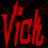 Static 48x48 pixel buddy icon featuring bold red Chinese characters on a black background with visible dithering and pixelation effects.