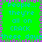 Green background with blue text repeating 'People... they're all on crack these days' in a pattern, bordered by alternating purple and gray pixels