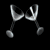 Animated sequence of two wine glasses clinking, rotating through multiple angles against a black background.