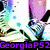 Animated icon shows a character with white hair and purple clothing, transitioning from a colorful background to a gray background with text.