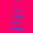 A static image with a bright pink background displaying the text "I Love My Hott Mess" in blue pixelated font, arranged over three