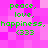 Green pixelated text on a pink checkered background displays 'peace, love, happiness, 333' in four identical quadrants.
