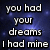 Pixelated text on a dark blue starry background with white and black lettering, split into two vertical sections.