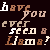 Pixelated text repeats 'have you ever seen a Llamas?' around a central image of a light-colored animal head with horns.