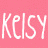 six colored squares with white text: pink and green backgrounds display 'Kelsy', 'ali', 'Kelsie', 'kaley', 'Bffs' in pixelated font