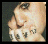 A four- shows a person's face and hand with tattoos, where the top-right displays 'MADE' text over the image
