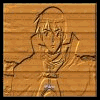 Wooden-textured image of a character with light hair and a scarf, next to text listing 'Got Wood?', 'name', 'Pam', 'from', 'ROLW', 'type', 'Pine Wood'.