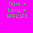 Four identical pixelated text on bright pink background with cyan rectangular overlays shifting position across frames
