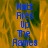 Blue pixelated text reading "Matt Fries Up The Aames" on a blurred orange and green background with a gray rectangle in the bottom right.