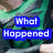 A pixelated image of a person in green clothing with blue text boxes displaying phrases about meeting someone on Craigslist.