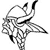 Pixelated grayscale icon of a figure in dynamic pose with limbs extended, rendered in low-resolution blocky style against white background.