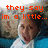 A person in a blue and white outfit with red text overlays reading 'they say im a little...', 'HYPER!!!', and 'wonder why?!?!' across four