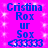 A static image with a bright pink background featuring repeated white star-like sparkles and blue text arranged in two identical vertical