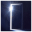 nine showing a glowing door frame with text changing
