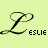 Animated contact sheet of a stylized 'L' logo with pink heart accents and the text 'ESLIE' on a pale yellow background, showing 25 sampled frames from an animation sequence.