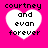 Four identical pixelated heart-shaped icons on a bright pink background, each containing text in black pixelated font.