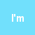 Pixelated blue background with white text 'I'm A CUPCAKE!' and a pink cupcake icon with heart and rainbow.