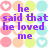 Pixelated text in purple over a pastel polka-dot background with heart symbols, expressing romantic disappointment.