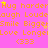 A static image with a bright pink background displaying repeated orange text phrases and yellow stars, including "Hug harder," "Loudeauh," "Smile Bigger," "Love Longer," and "<333".