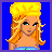 Pixel art of a blonde woman with a yellow headpiece, blue top, and green accents, set against a blue background with yellow text reading "Live For The Summer Sun" below.