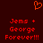 Red pixelated text and a heart symbol on dark background, repeated twice side-by-side.