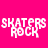 Four 48x48 pixel frames arranged in a contact sheet showing the text "SKATERS ROCK" with varying background colors and slight visual artifacts across each frame.