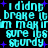 Cyan text on black background with purple stars, repeating phrases and partial words in pixelated font.