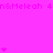 Animated pink background with repeating text and heart symbols in various vertical arrangements.