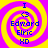 Four identical spiral-patterned icons with yellow and purple hues display blue text reading 'I', '<3', 'Edward Elric', and 'XD' in sequence.