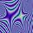 A static 48x48 pixel buddy icon featuring an abstract, pixelated pattern of swirling colors including purple, blue, teal, and pink on a light gray background.
