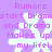 Pixelated purple background with white snowflake symbols and repeated text 'Rumors start Drama and Drama Makes up my life!' in light purple.