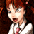 A pixelated cartoon character with red hair and a white shirt appears on the left side of a contact sheet, while green text reading "Original Icons .com" is displayed on a dark green background to the right.