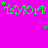 Green text 'LOVE' repeated across a bright pink background with scattered stars, transitioning from full-screen to partial view.