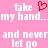 Pixelated text on pink background with red heart symbol between repeated phrases.