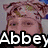 six pixelated images with text labels, including a person in a headscarf, a heart symbol, and partial names like 'Abbey' and 'jesse'