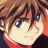 A pixelated anime-style character face on the left side of a contact sheet, with