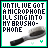 Animated contact sheet of a 48x48 pixel buddy icon showing text and a brush, with frame-to-frame animation changes in the brush's position and text color.