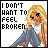 Pixelated image of a blonde woman in blue jeans and white shirt with text "I DON'T WANT TO FEEL BROKEN" changing to "ANYMORE" across frames.