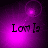 Purple-hued animated icon with four showing shifting light effects and text reading 'Low Is' in black font