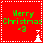 Red square icon with green text "Merry Christmas" and heart symbol, featuring a white tree or star in the corner.